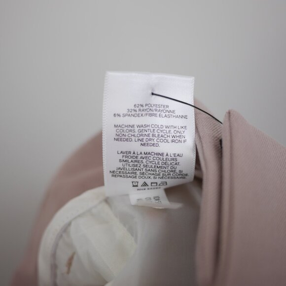 EXPRESS Women's 14 Blue & pink LOT OF 2 PAIRS Slacks Columnist Fit ankle pants - Picture 15 of 16